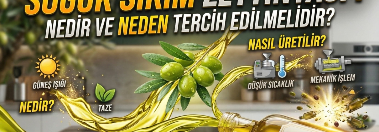 Soğuk Sıkım Zeytinyağı Nedir ve Neden Tercih Edilmelidir