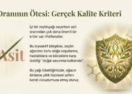 Zeytinyağında Asit mi, Polifenol mü