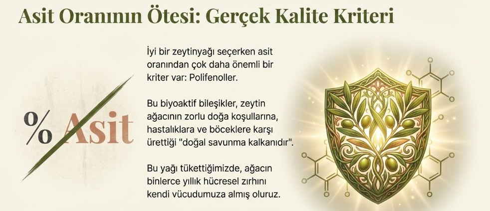 Zeytinyağında Asit mi, Polifenol mü