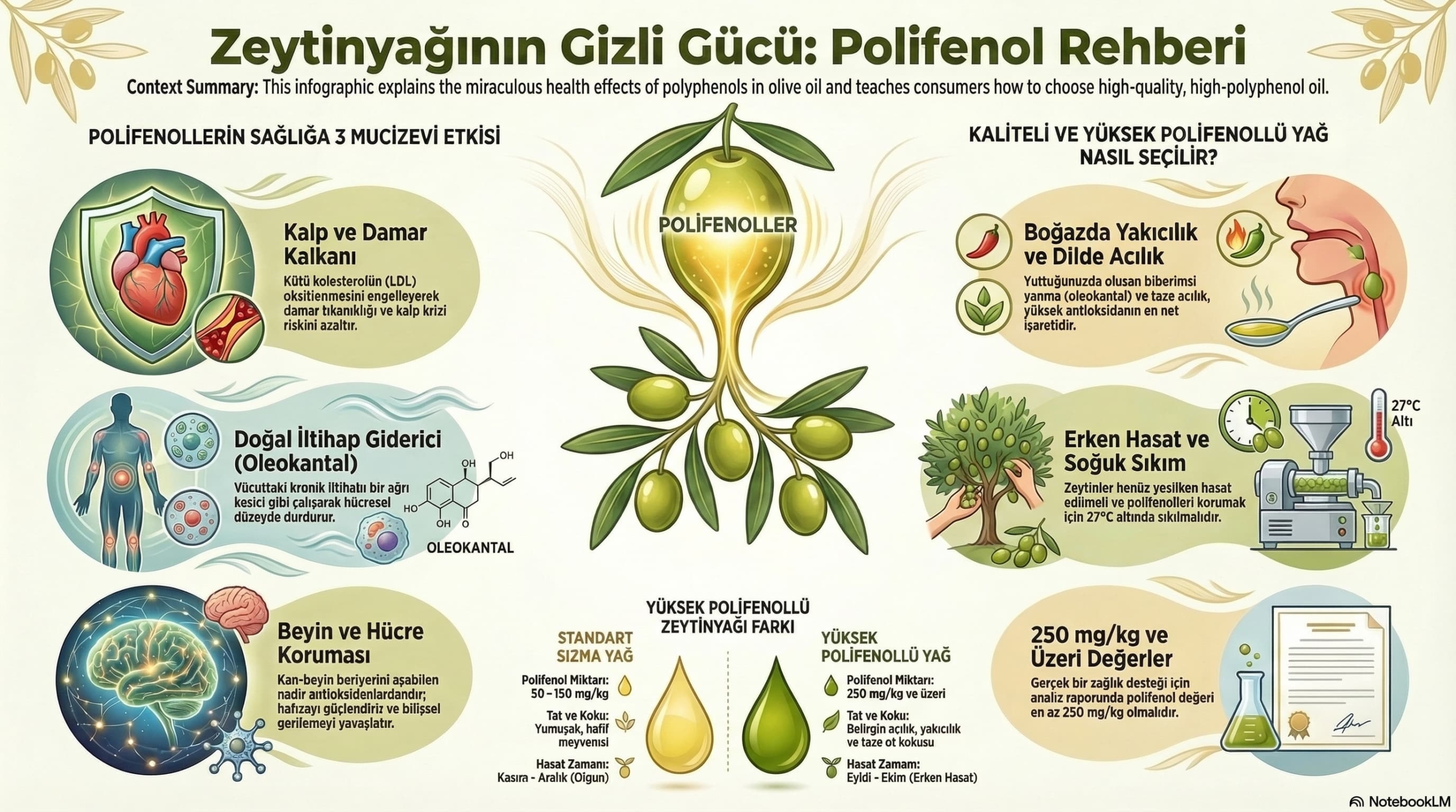 Zeytinyağında Polifenol Nedir